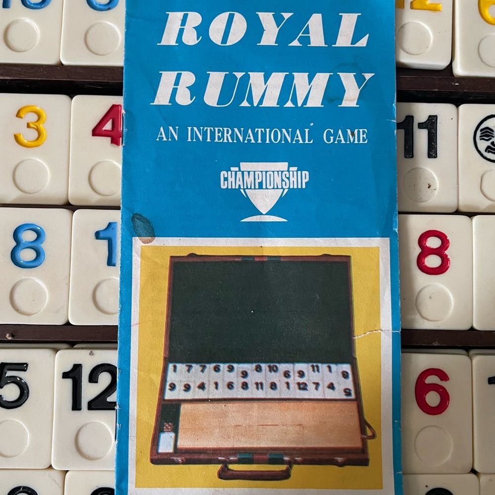 Vintage RUMMY Game 1979